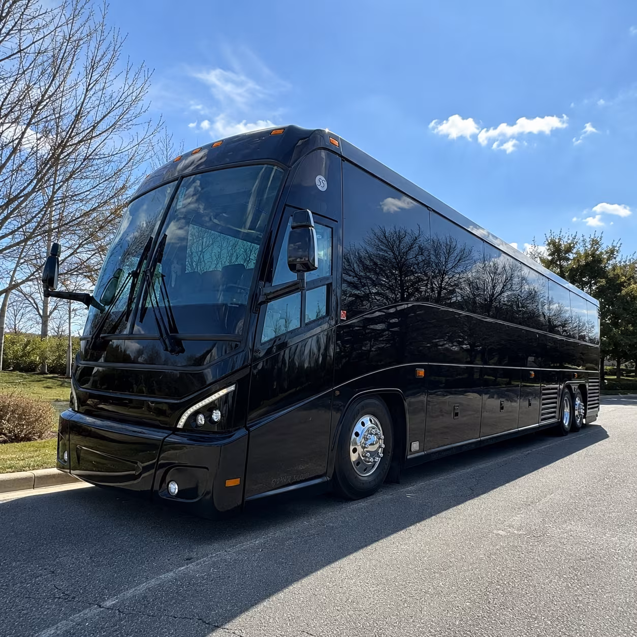 long distance charter buses for away games and multi city fan travel
