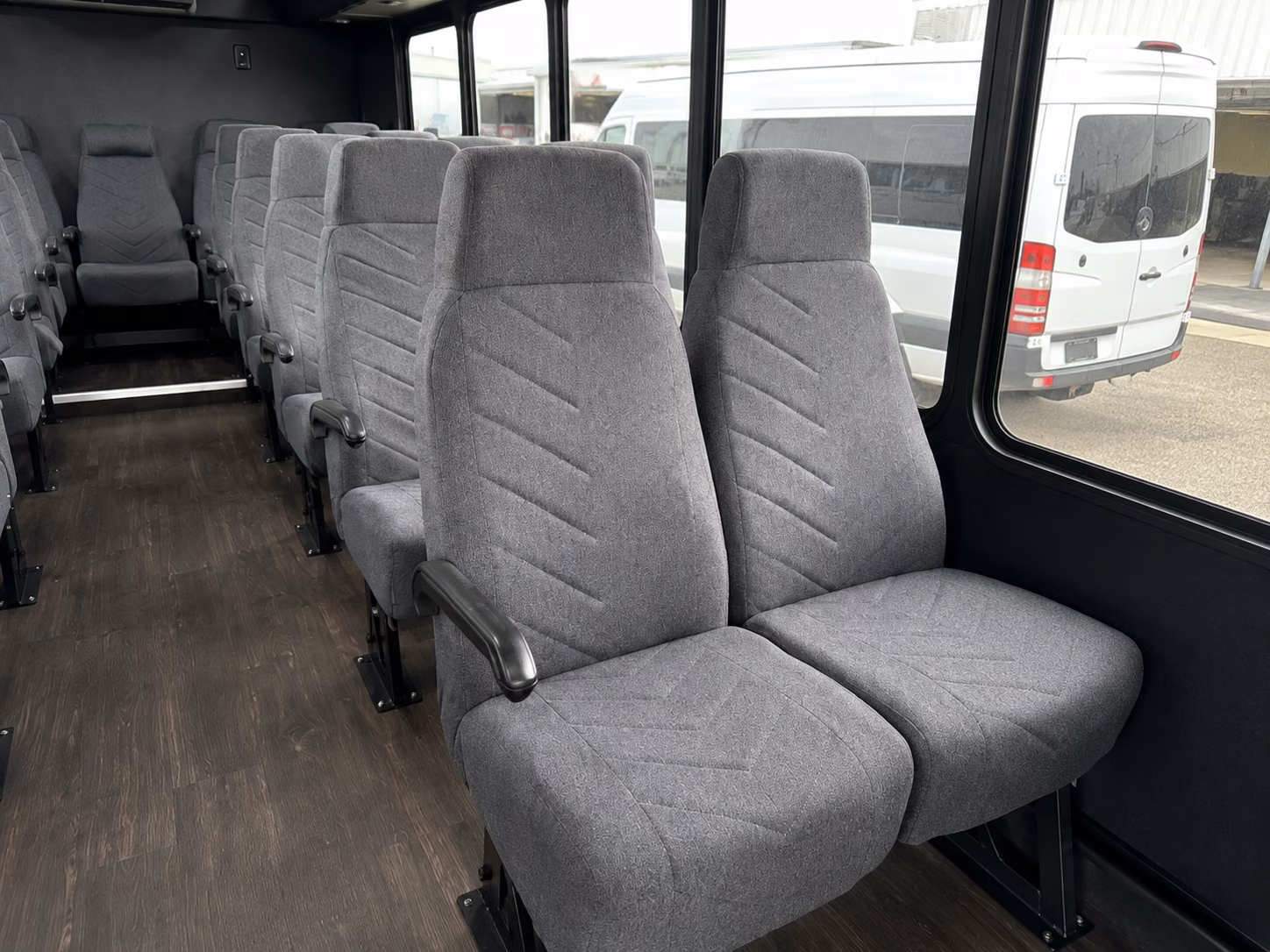 miami gardens 15 passenger minibus inside