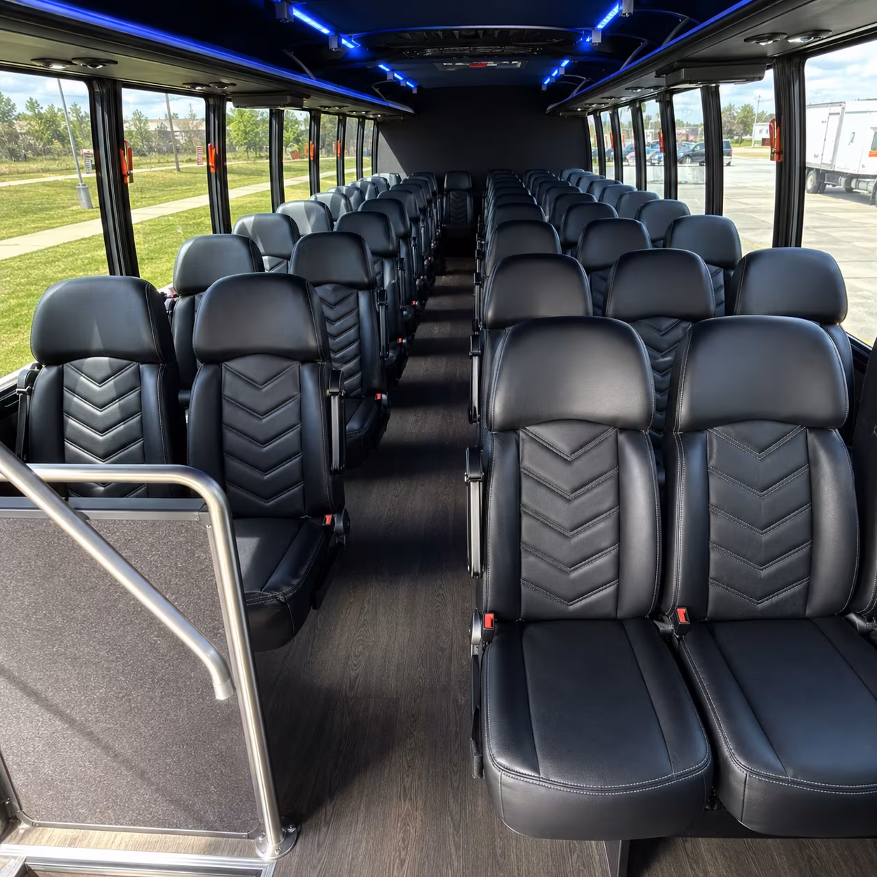 miami gardens 25 passenger minibus inside