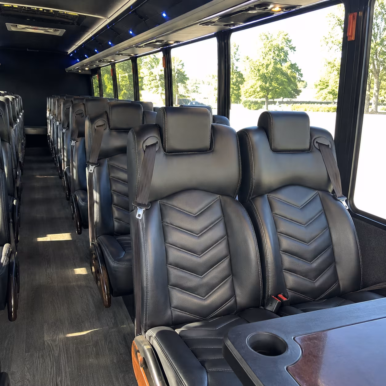 miami gardens 28 passenger minibus interior