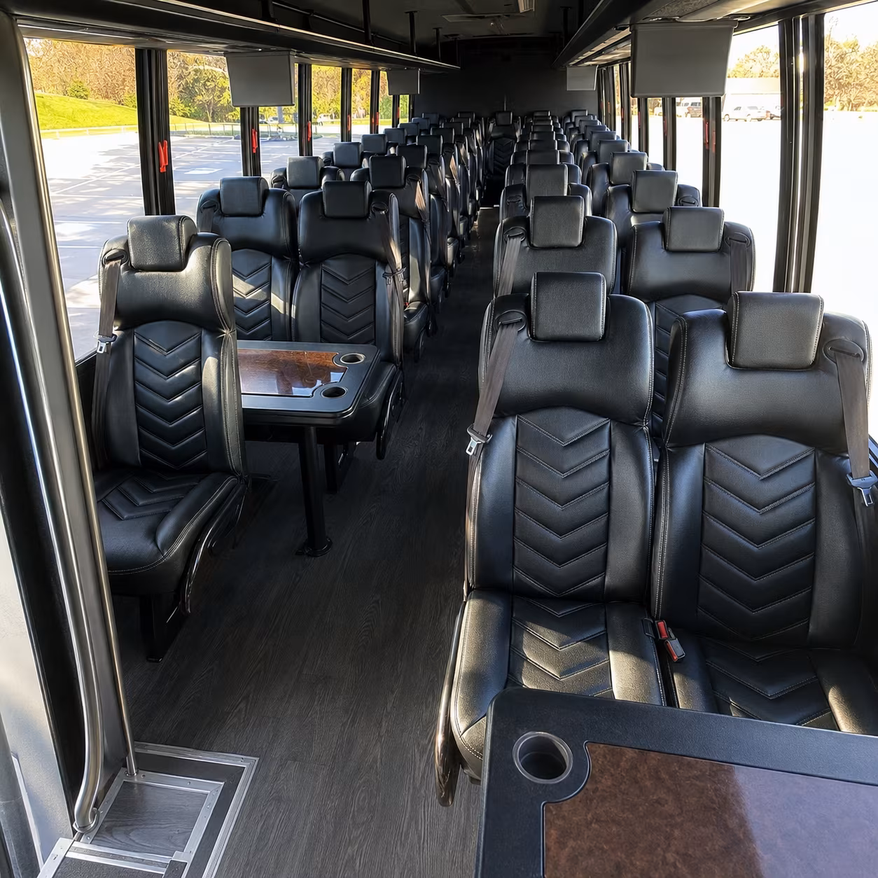 miami gardens 35 passenger minibus interior