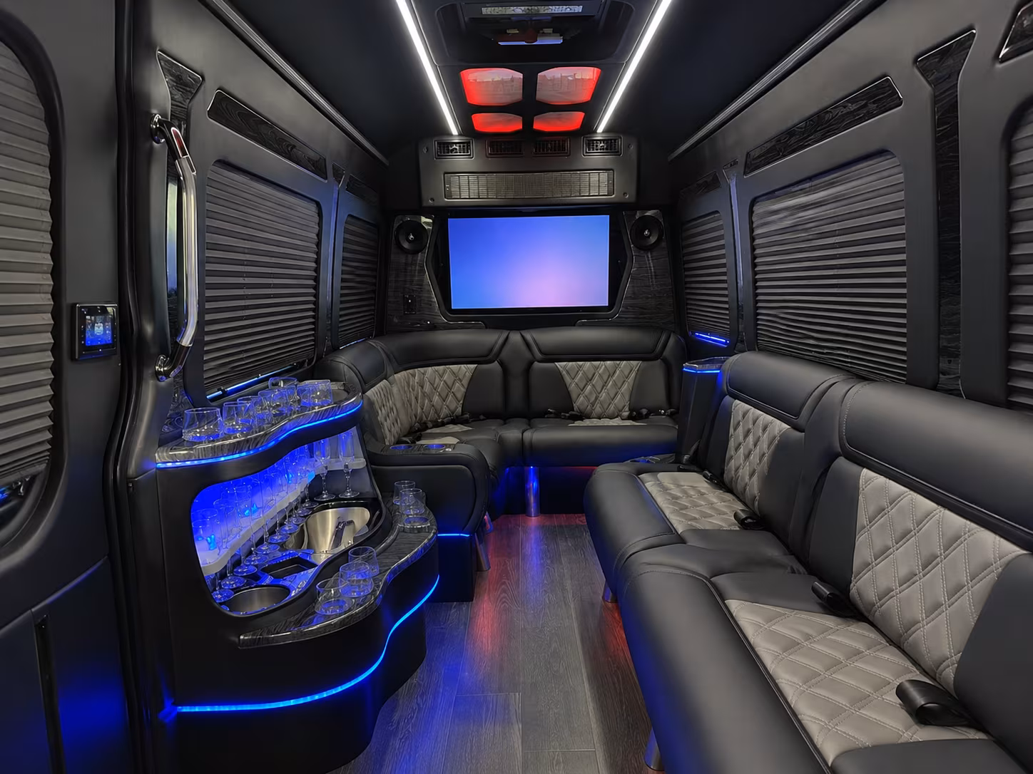 miami gardens sprinter limousine inside