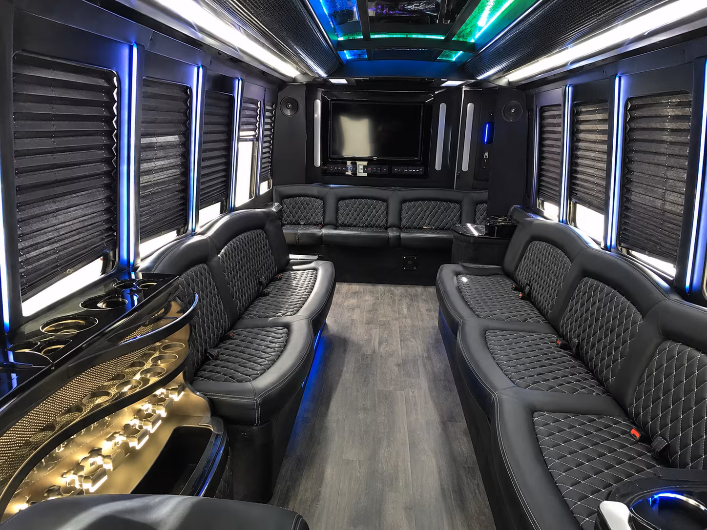 miami gardens wedding party bus rental