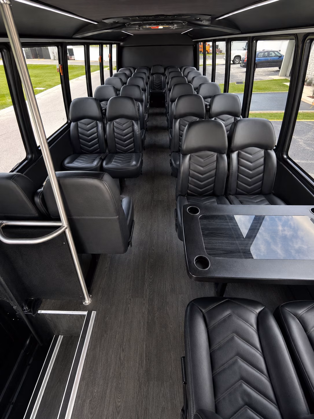 miami gardens wedding transportation onboard seating